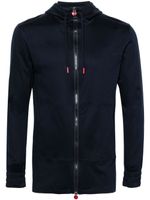 Kiton hoodie Umbi à fermeture zippée - Bleu - thumbnail