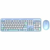 Toetsenbord en muis Mobility Lab Pure Color Blauw Azerty Frans