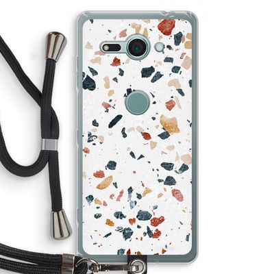 Terrazzo N°4: Sony Xperia XZ2 Compact Transparant Hoesje met koord