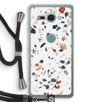 Terrazzo N°4: Sony Xperia XZ2 Compact Transparant Hoesje met koord