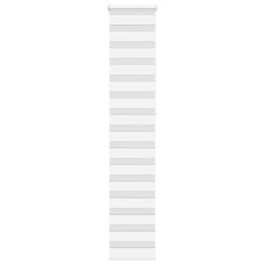 VidaXL Zebra rolgordijn 50x230 cm stofbreedte 45,9cm polyester wit