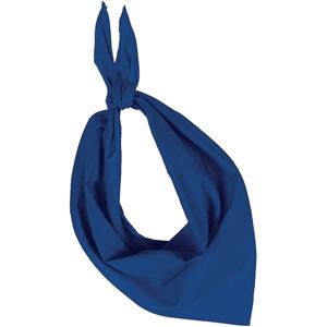 Bandana/hals zakdoek - blauw - voor kind en volwassenen - polyester/katoen