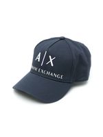 Armani Exchange casquette à logo brodé - Bleu - thumbnail