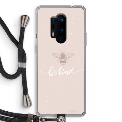 Be(e) kind: OnePlus 8 Pro Transparant Hoesje met koord
