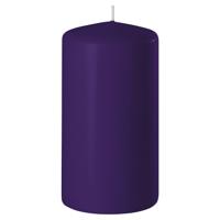 Enlightening Candles Cilinder/stompkaars - paars - D6 x H15 cm - 58 branduur Enlightening Candles Cilinder/stompkaars - paars - D6 x H15 cm - 58 branduur