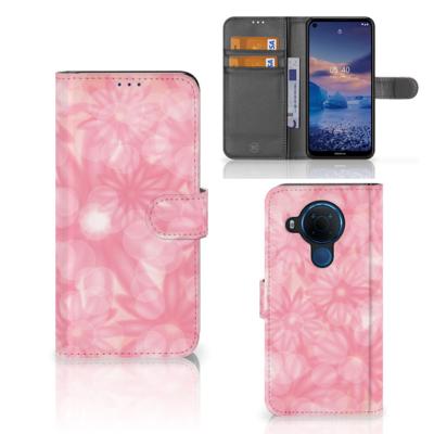 Nokia 5.4 Hoesje Spring Flowers | Portemonnee hoesje Nokia 5.4 Hoesje Spring Flowers | Portemonnee hoesje