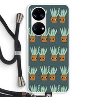 Sansevieria: Huawei P50 Transparant Hoesje met koord