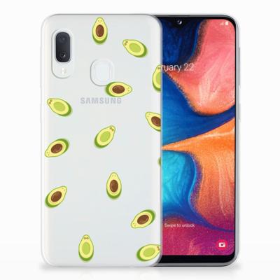 Samsung Galaxy A20e | Siliconen Case | Avocado Samsung Galaxy A20e | Siliconen Case | Avocado