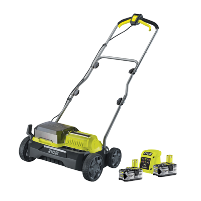 Brushless Accu 35cm Verticuteerder (incl. 2x 4.0Ah accu) Ryobi - Ryobi Brushless Accu 35cm Verticuteerder (incl. 2x 4.0Ah accu) Ryobi - Ryobi