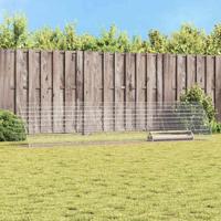 VidaXL Kippenhok zilver 430 x 100 x 85 cm gegalvaniseerd staal