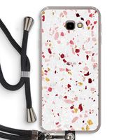 Terrazzo N°9: Samsung Galaxy J4 Plus Transparant Hoesje met koord