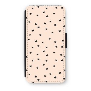 Kleine kattenkopjes: iPhone 8 Plus Flip Hoesje