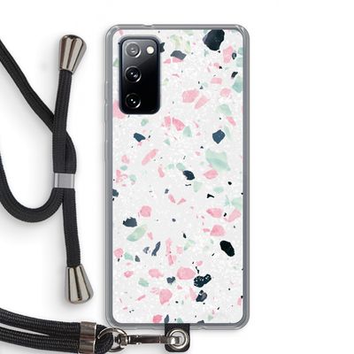 Terrazzo N°3: Samsung Galaxy S20 FE / S20 FE 5G Transparant Hoesje met koord