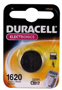 Duracell CR1620 / DL1620 lithium knoopcel batterij