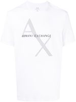 Armani Exchange t-shirt à logo imprimé - Blanc