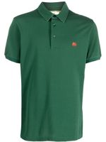 ETRO polo à logo brodé - Vert - thumbnail