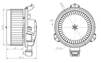 Interieurventilatie NRF, Spanning (Volt)12V, u.a. für Toyota