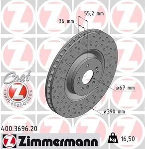 Remschijf Coat Z 400369620