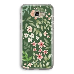 Botanical green sweet flower heaven: Samsung Galaxy A5 (2017) Transparant Hoesje