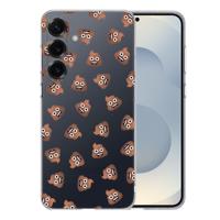 TPU Hoesje Samsung Galaxy S25 Plus - Poep Emojis Backcover