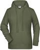 James & Nicholson JN8023 Ladies´ Hoody - /Olive - XS