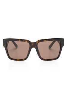 Dolce & Gabbana Eyewear lunettes de soleil à monture oversize - Marron