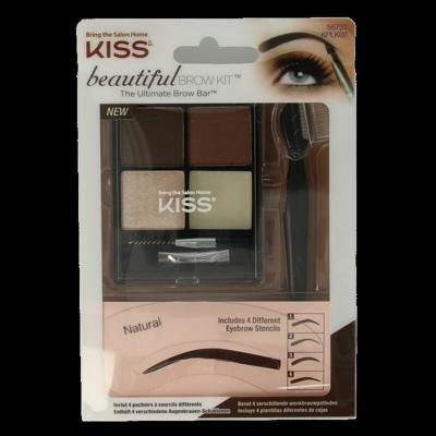 Kiss Beautiful brow kit 1 Stuks
