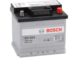Bosch S3 002 voertuigaccu 45 Ah 12 V 400 A Auto