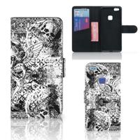 Telefoonhoesje met Naam Huawei P10 Lite Skulls Angel
