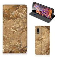 Samsung Xcover Pro | Standcase | Marmer Creme