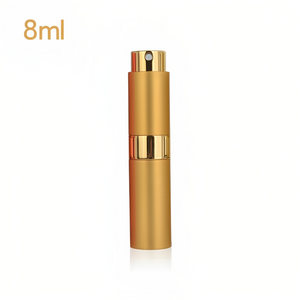 Luxe Mini Parfum Flesje - Navulbaar - 8 ml - Reisflesje - Parfumverstuiver - Mat Goud