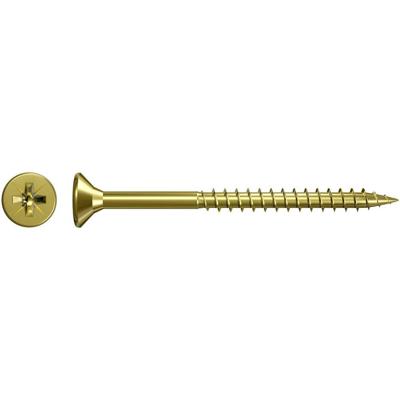 Fischer 551240 Spaanplaatschroef 6 mm 120 mm Kruiskop Pozidriv Galvanisch verzinkt 100 stuk(s)