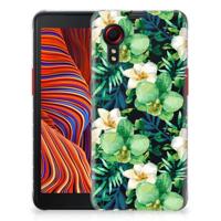 Samsung Galaxy Xcover 5 | TPU Case | Orchidee Groen