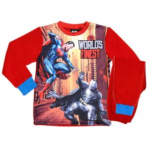 Dc Comics Batman V Superman Pyjama Fleece Rood