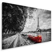 Schilderij - Seine in Parijs  , Wanddecoratie , Premium print - thumbnail