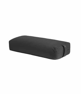 Manduka Yoga Bolster Zwart Rechthoekig Katoen - Binda - 64 x 33 x 14 cm