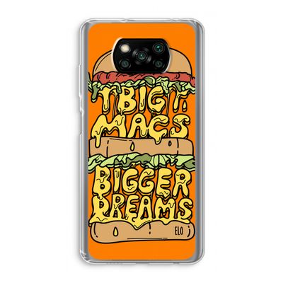 Big Macs Bigger Dreams: Xiaomi Poco X3 NFC Transparant Hoesje