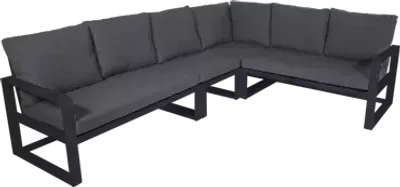 Hoek Loungeset Buiten Tuin Pina Colada Negro Lesli Living