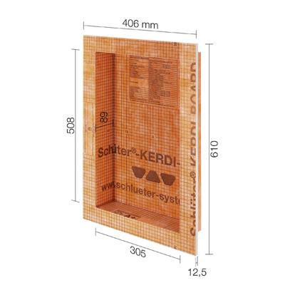 Schluter inbouwnis 305x508mm kb12n305508a1