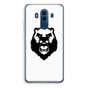 Angry Bear (white): Huawei Mate 10 Pro Transparant Hoesje