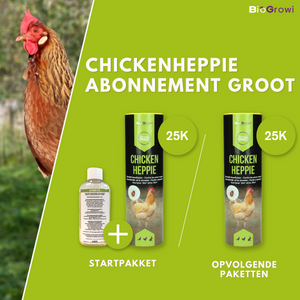 ChickenHeppie abonnement |12 maanden bloedluisvrij GROOT