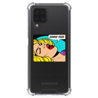 Samsung Galaxy A12 Anti Shock Bumper Case Popart Oh Yes - thumbnail