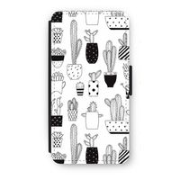 Cactusmotief: iPhone 8 Plus Flip Hoesje
