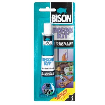 Bison Contactlijm Transparant 50 ml Bison Contactlijm Transparant 50 ml