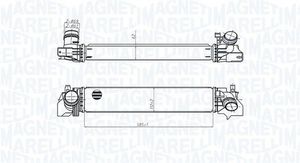 Intercooler, inlaatluchtkoeler MST554