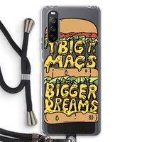 Big Macs Bigger Dreams: Sony Sony Xperia 10 III Transparant Hoesje met koord