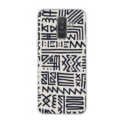 Marrakech print: Samsung Galaxy A6 Plus (2018) Transparant Hoesje