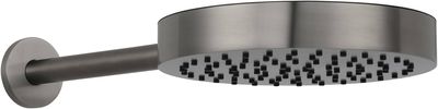 Ben Engraved hoofddouche met douche-arm Ø25cm gunmetal