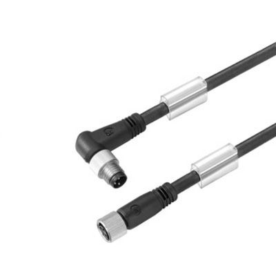 Weidmüller 1073020500 Sensor/actuator connector, geassembleerd M8 Aantal polen (sensoren): 3 Stekker, haaks, Bus, recht 5.00 m 1 stuk(s) Weidmüller 1073020500 Sensor/actuator connector, geassembleerd M8 Aantal polen (sensoren): 3 Stekker, haaks, Bus, recht 5.00 m 1 stuk(s)