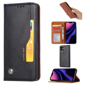 Card Set Series iPhone 11 Wallet Case - Zwart